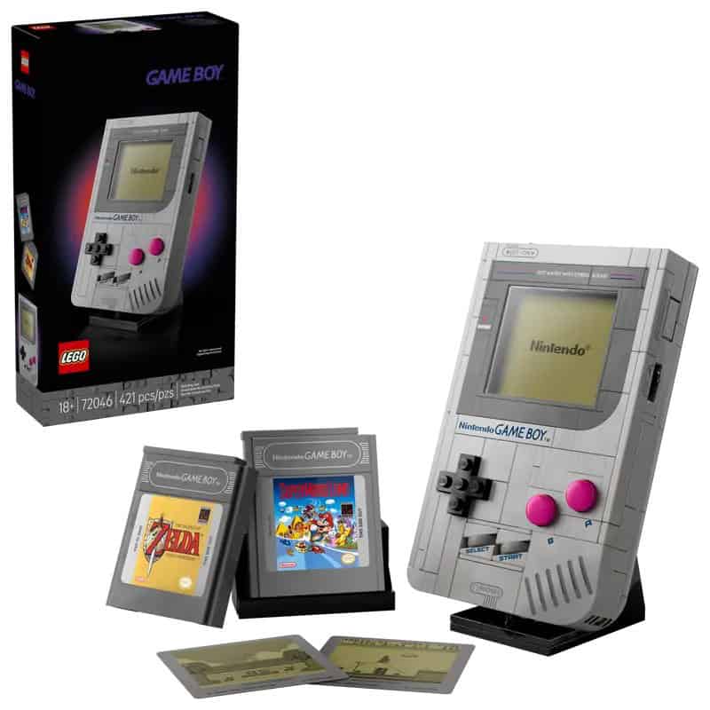 Set Details for the LEGO Game Boy Replica