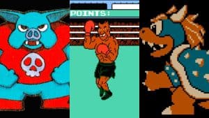 The Legend of Zelda, Super Mario Bros. 3, and Mike Tyson's Punch-Out!! character models