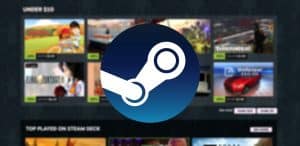 Steam Store Page and Steam logo