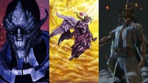 Final Fantasy VI, Mass Effect, and Sekiro gameplay