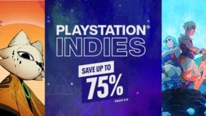 PlayStation Indies Sale promo image and Nine Sols/Sea of Stars key art