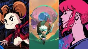 Moonlighter 2, Mina the Hollower, and Demonschool key art