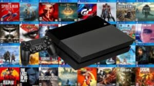 PS4 console and games