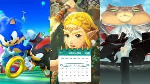 Sonic Rumble, Hyrule Warriors: Age of Imprisonment, and Whiskerwood key art