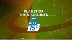 PlayStation Store Planet of the Discounts Sale promotional image