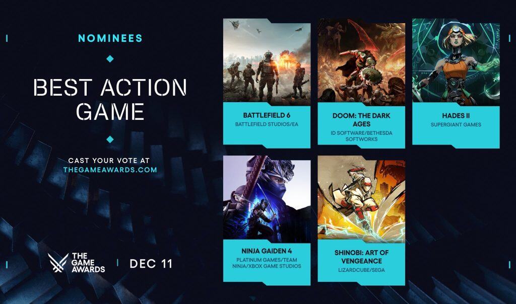 The Game Awards 2025 nominations