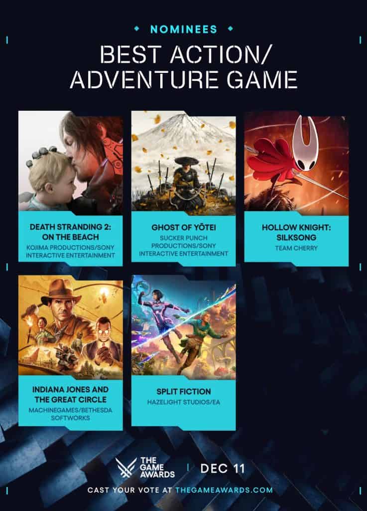 The Game Awards 2025 nominations