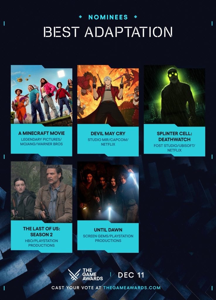 The Game Awards 2025 nominations