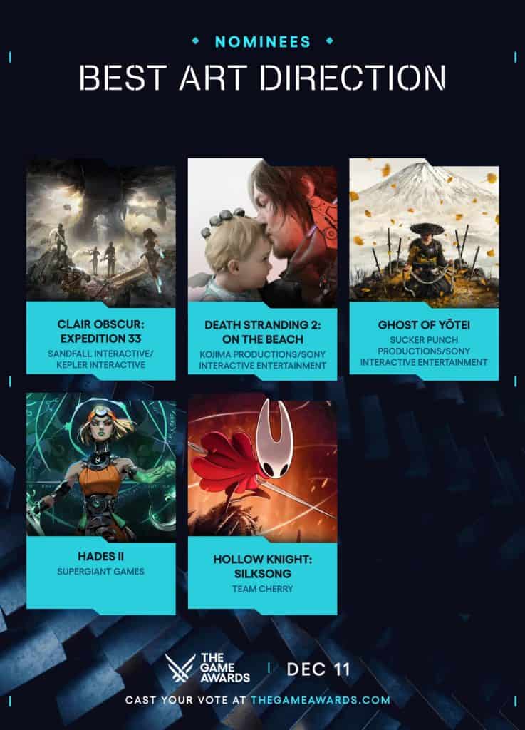 The Game Awards 2025 nominations