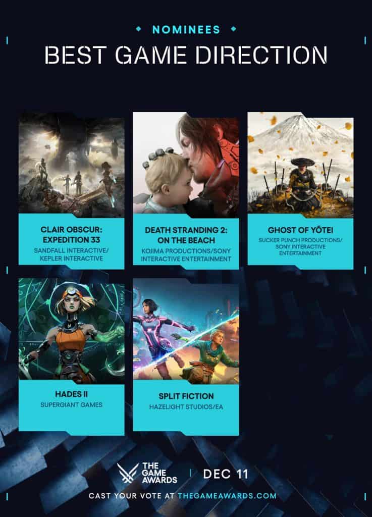 The Game Awards 2025 nominations
