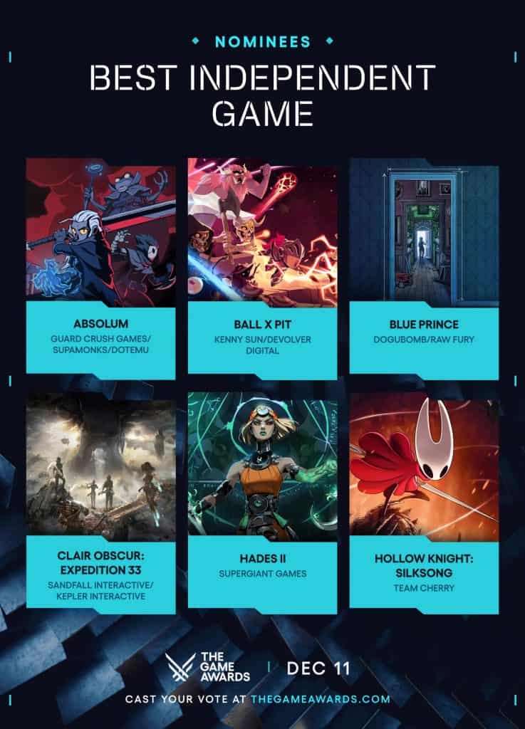 The Game Awards 2025 nominations