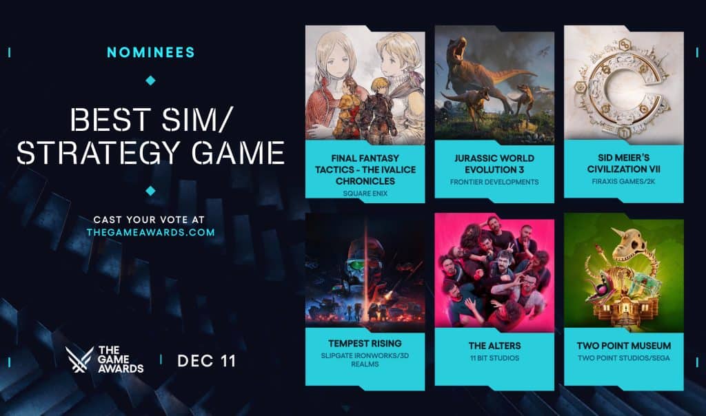 The Game Awards 2025 nominations