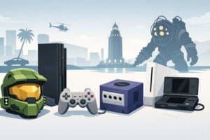 Image represneting games and gaming of the 2000s