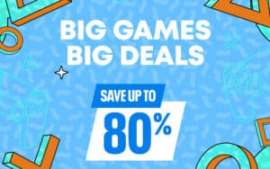 PlayStation Store Big Games Big Deals banner image